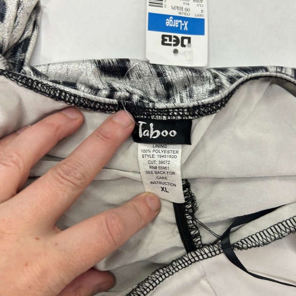 Vintage Y2K Taboo Animal Print Halter Dress XL Ruched Bodycon Club Mob Wife Glam - Picture 7 of 9